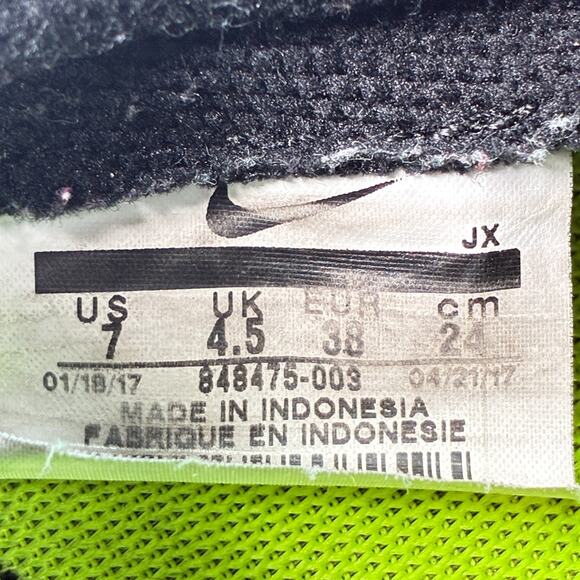 Nike Sock Dart Black Slip-On Sneakers Lightweight 848475-003 Women’s Size 7 - Picture 9 of 10